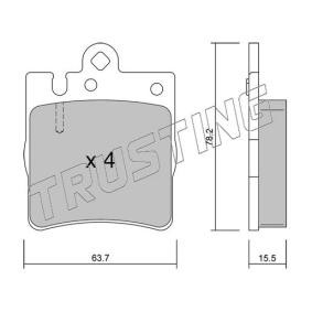 Bremsbeläge 353.0 von TRUSTING günstig für 65,39 € online kaufen