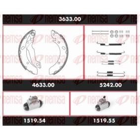 Acquista Kit freno, Freno a tamburo da REMSA 3633.00 a buon mercato per soli 81,46 €