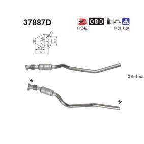 Katalysator 37887D von AS günstig für 166,51 € online kaufen