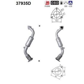 Katalysator 37935D von AS günstig für 251,01 € online kaufen