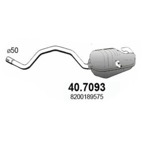 Compre Panela de escape traseira da ASSO 40.7093 a um preço baixo por 192,89 €