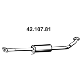 Mittelschalldämpfer 42.107.81 von EBERSPÄCHER günstig für 244,04 € online kaufen