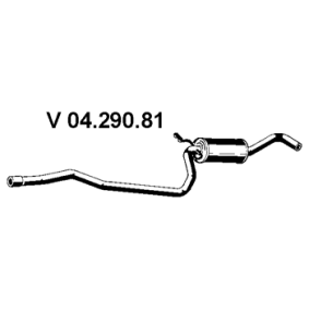 Vorschalldämpfer 04.290.81 von EBERSPÄCHER günstig für 73,22 € online kaufen