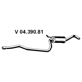 Vorschalldämpfer 04.390.81 von EBERSPÄCHER günstig für 123,77 € online kaufen