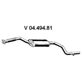 Vorschalldämpfer 04.494.81 von EBERSPÄCHER günstig für 244,44 € online kaufen