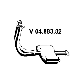 Vorschalldämpfer 04.883.82 von EBERSPÄCHER günstig für 91,24 € online kaufen