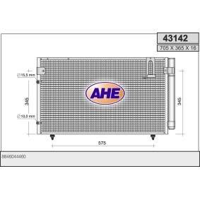 Acquista Condensatore climatizzatore da AHE 43142 a buon mercato per soli 164,48 €
