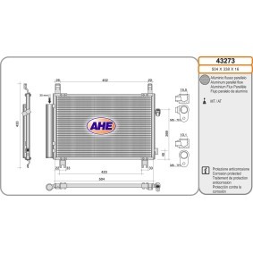 Acquista Condensatore climatizzatore da AHE 43273 a buon mercato per soli 132,79 €