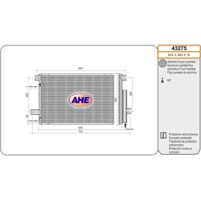 Acquista Condensatore climatizzatore da AHE 43275 a buon mercato per soli 119,65 €