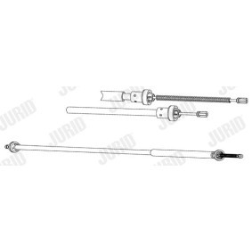 Handbremsseil 434541J von JURID günstig für 23,30 € online kaufen
