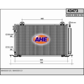 Acquista Condensatore climatizzatore da AHE 43473 a buon mercato per soli 180,35 €