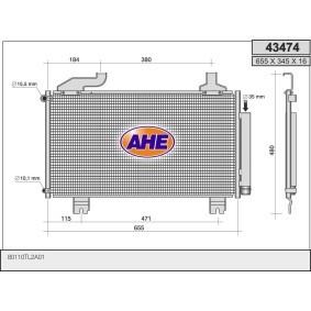 Klimakondensator 43474 von AHE günstig für 163,49 € online kaufen