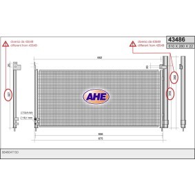 Acquista Condensatore climatizzatore da AHE 43486 a buon mercato per soli 192,80 €