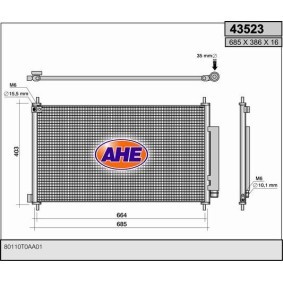 Klimakondensator 43523 von AHE günstig für 159,68 € online kaufen