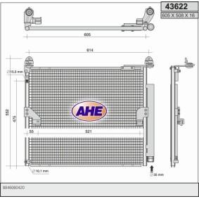 Acquista Condensatore climatizzatore da AHE 43622 a buon mercato per soli 240,24 €