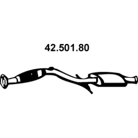 Vorschalldämpfer des Herstellers EBERSPÄCHER - Originalware Artikelnummer: 42.501.80