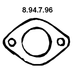 Dichtung, Abgasrohr 8.94.7.96 von EBERSPÄCHER günstig für 3,69 € online kaufen