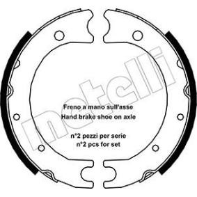 Acquista Ganasce freno a mano da METELLI 53-0440 a buon mercato per soli 21,48 €