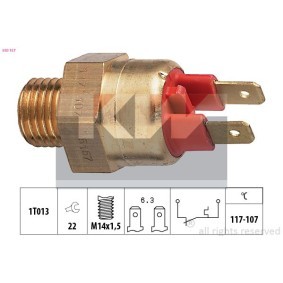Temperaturschalter, Kühlerlüfter 550 100 von KW günstig für 23,57 € online kaufen