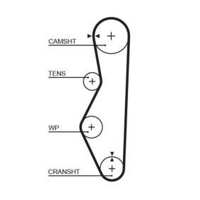 Achetez des Courroie de distribution de chez GATES en ligne pour SAMARA (2108, 2109, 2115, 2113, 2114) à prix modérés