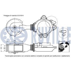 Wasserpumpe + Zahnriemensatz 56675711 von RUVILLE günstig für 141,37 € online kaufen