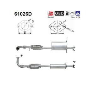 Katalysator 61026D von AS günstig für 269,31 € online kaufen