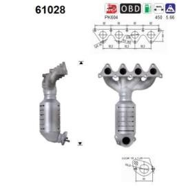 Katalysator 61028 von AS günstig für 242,01 € online kaufen
