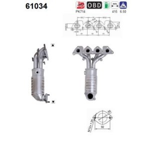 Katalysator 61034 von AS günstig für 610,52 € online kaufen