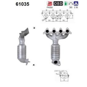 Katalysator 61035 von AS günstig für 288,16 € online kaufen