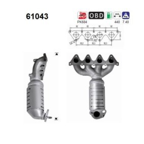 Katalysator 61043 von AS günstig für 391,84 € online kaufen