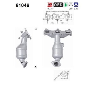 Katalysator 61046 von AS günstig für 331,44 € online kaufen