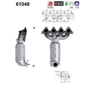 Katalysator 61049 von AS günstig für 470,86 € online kaufen
