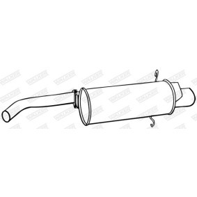 Comprar Silenciador trasero de WALKER 09084 a bajo precio de 88,28 €