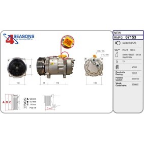 Klimakompressor 67153 von AHE günstig für 282,94 € online kaufen