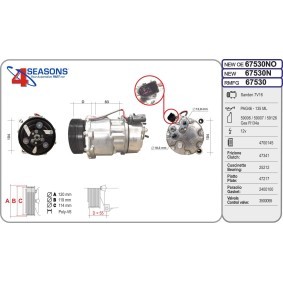 Köp AC-kompressor av AHE 67530 till det låga priset 3728,48 kr