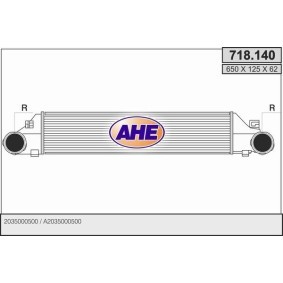 Ladeluftkühler 718.140 von AHE günstig für 195,62 € online kaufen