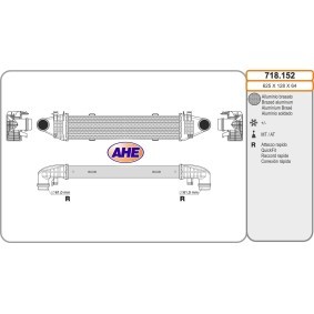 Ladeluftkühler 718.152 von AHE günstig für 225,76 € online kaufen