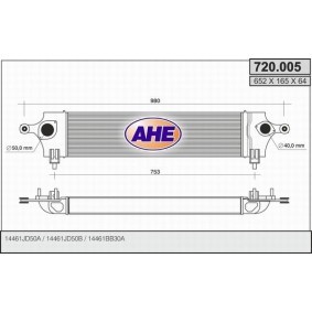 Ladeluftkühler 720.005 von AHE günstig für 239,02 € online kaufen