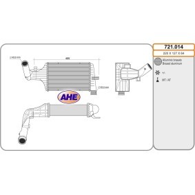Ladeluftkühler 721.014 von AHE günstig für 155,83 € online kaufen