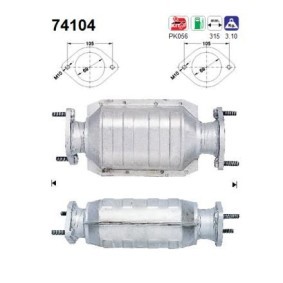 Katalysator 74104 von AS günstig für 374,62 € online kaufen