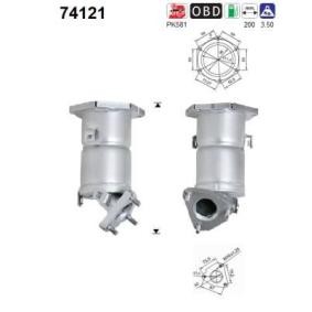 Katalysator 74121 von AS günstig für 238,42 € online kaufen