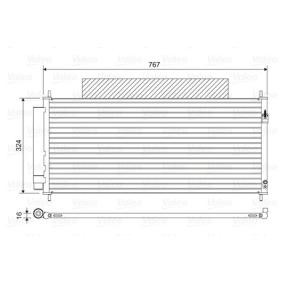 Achetez des Condenseur, climatisation VALEO 814411 à prix pour 153,40 €