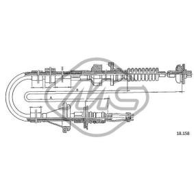 Comprar Cable de embrague de Metalcaucho 81928 a bajo precio de 40,24 €