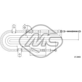 Handbremsseil für SUBARU von Metalcaucho