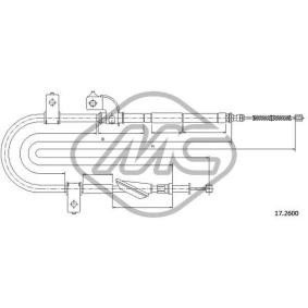 Handbremsseil für SUBARU von Metalcaucho