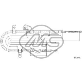 Handbremsseil für SUBARU von Metalcaucho