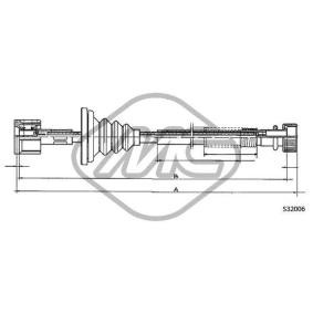 Tachowelle 83553 VOLVO von Metalcaucho