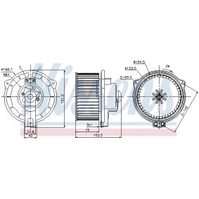 Compre Ventilador do habitáculo da NISSENS 87107 a um preço baixo por 71,28 €