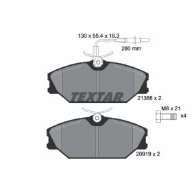 Achetez des Disques et plaquettes de freins TEXTAR 89010500 à prix pour 418,64 €