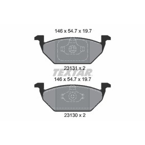 Achetez des Disques et plaquettes de freins TEXTAR 89013500 à prix pour 393,52 €